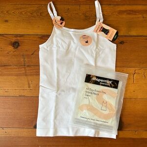 NWT shapermint white cami - large